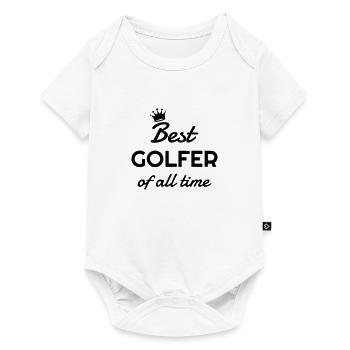 Golf - Sport - Golfer - Club - Green - Game - Play - Body à manches courtes Premium Bébé - blanc - Devant