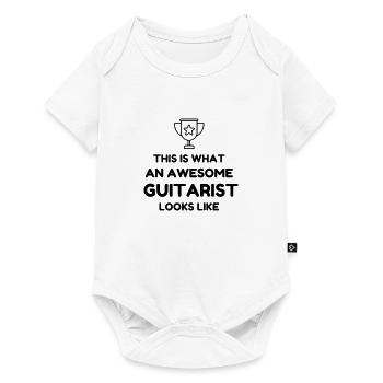 Guitar - Guitarist - Music - Gitarre - Guitare - Baby Premium short-sleeve bodysuit - white - Front