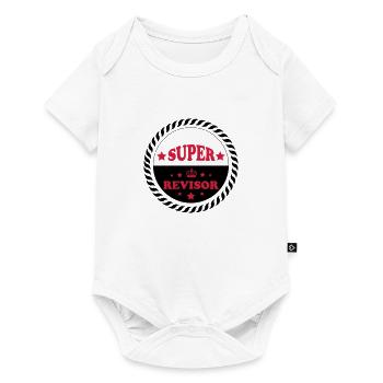 Super revisor - Baby Premium short-sleeve bodysuit - white - Front