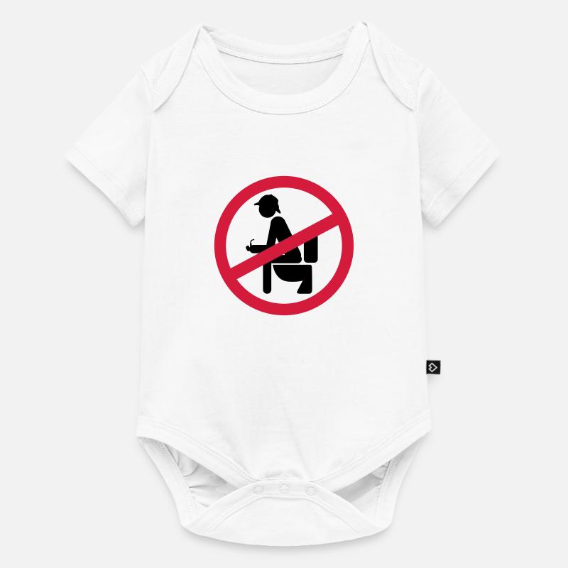no shit sherlock - Baby Premium short-sleeve bodysuit - white