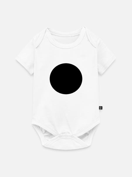 Kreis, Kugel, Ball - Baby Premium Kurzarmbody - Weiß