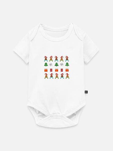 Weihnachtsmotive - Baby Premium Kurzarmbody - Weiß