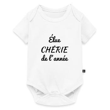 Chéri Love Chérie Amour Femme Mari Valentin - Baby Premium short-sleeve bodysuit - white - Front