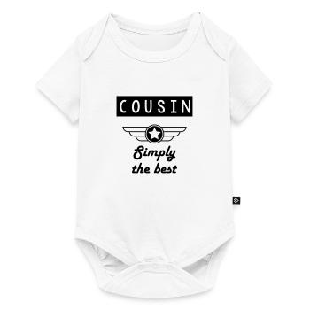 Oncle / Tante / Cousin / Cousine - Body à manches courtes Premium Bébé - blanc - Devant