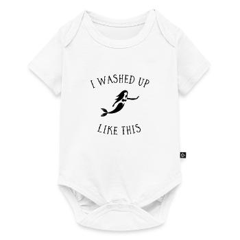 I Washed Up Like This - Mermaid - Baby Premium short-sleeve bodysuit - white - Front
