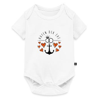 hafen der ehe herzen - Baby Premium Kurzarmbody - Weiß - Vorne