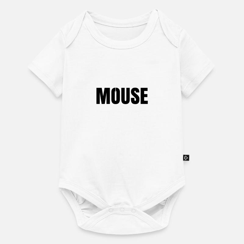 Souris - Body à manches courtes Premium Bébé - blanc