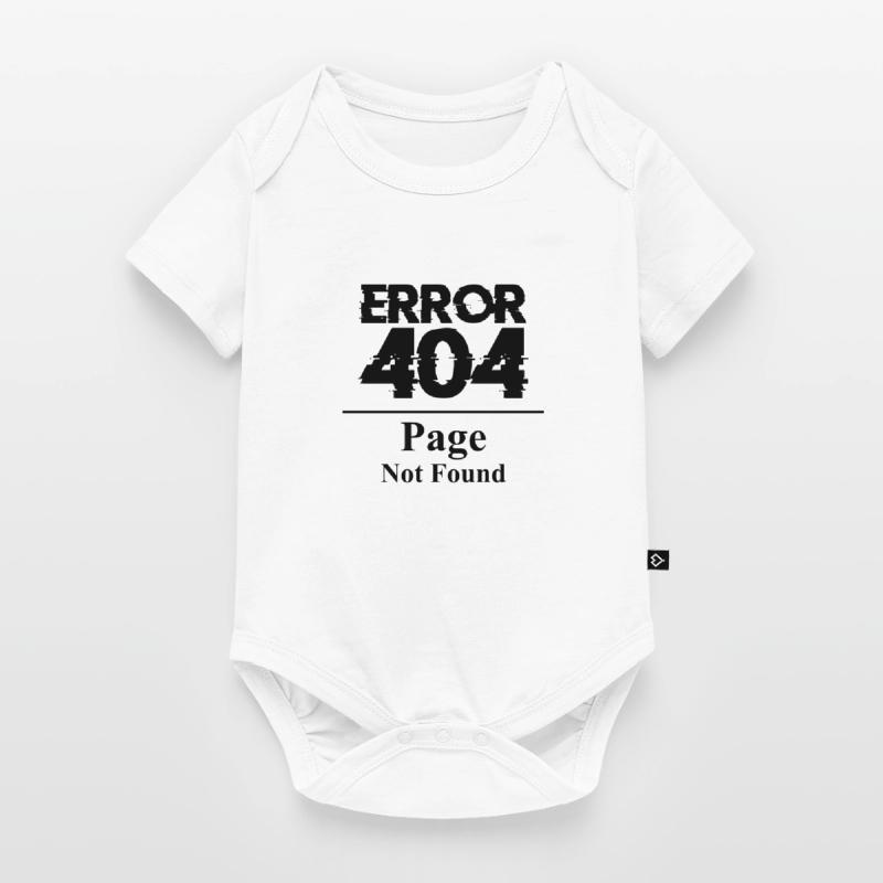 Error 404 Page not found Spruch Seite Internet Bug Baby Premium Kurzarmbody