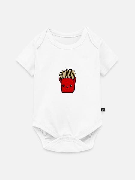 Frite - Baby Premium Kurzarmbody - Weiß