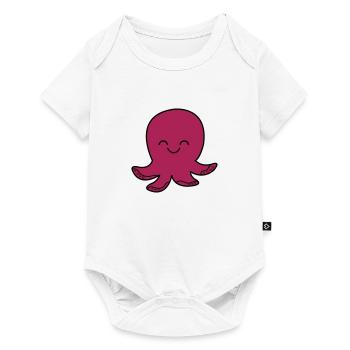 oktopus_002 - Baby Premium short-sleeve bodysuit - white - Front