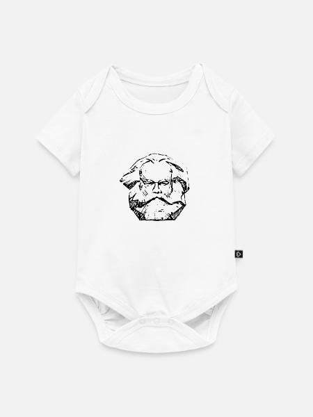 Karl Marx - Baby Premium Kurzarmbody - Weiß