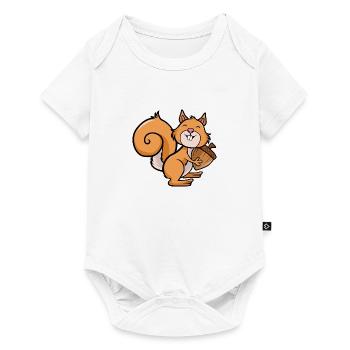 squirrel - Baby Premium short-sleeve bodysuit - white - Front