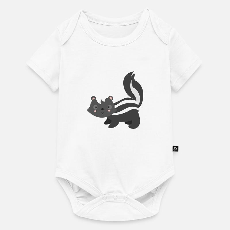 moufette - Body à manches courtes Premium Bébé - blanc