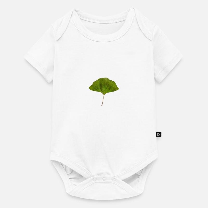 Colore Ginko - Body Premium a maniche corte per neonati  - bianco