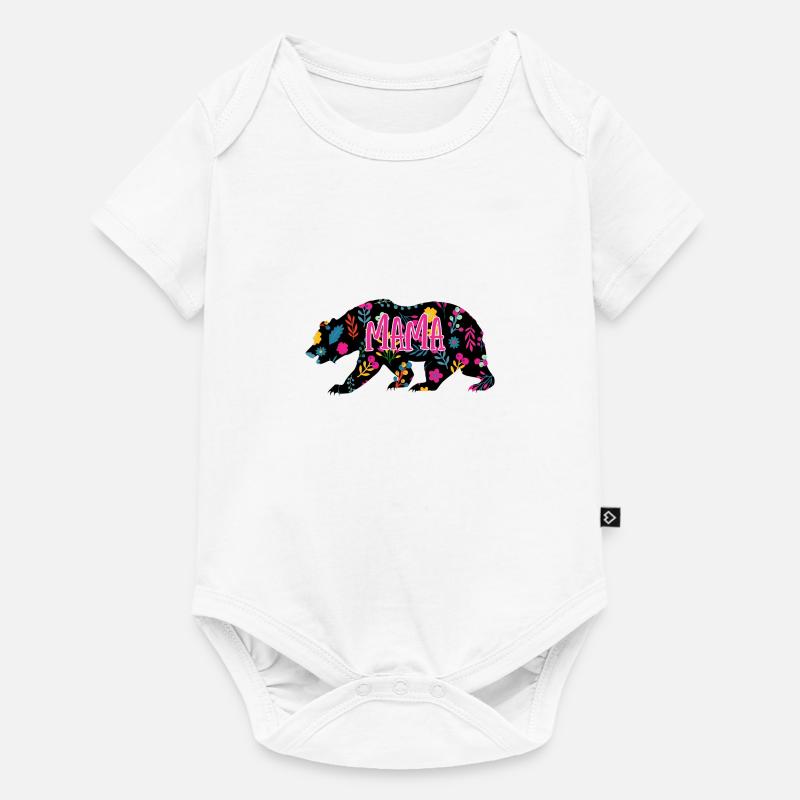Mama Bear - Body à manches courtes Premium Bébé - blanc