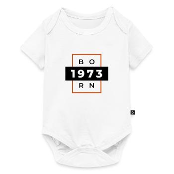 "Born 1973" - Baby Premium short-sleeve bodysuit - white - Front