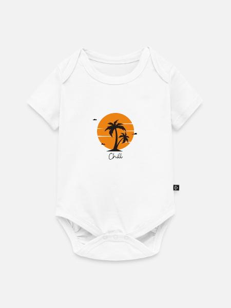Chill - Baby Premium Kurzarmbody - Weiß