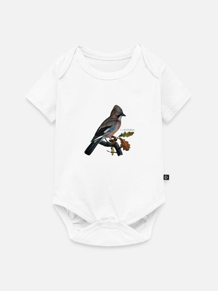 eichelhäher - Baby Premium Kurzarmbody - Weiß