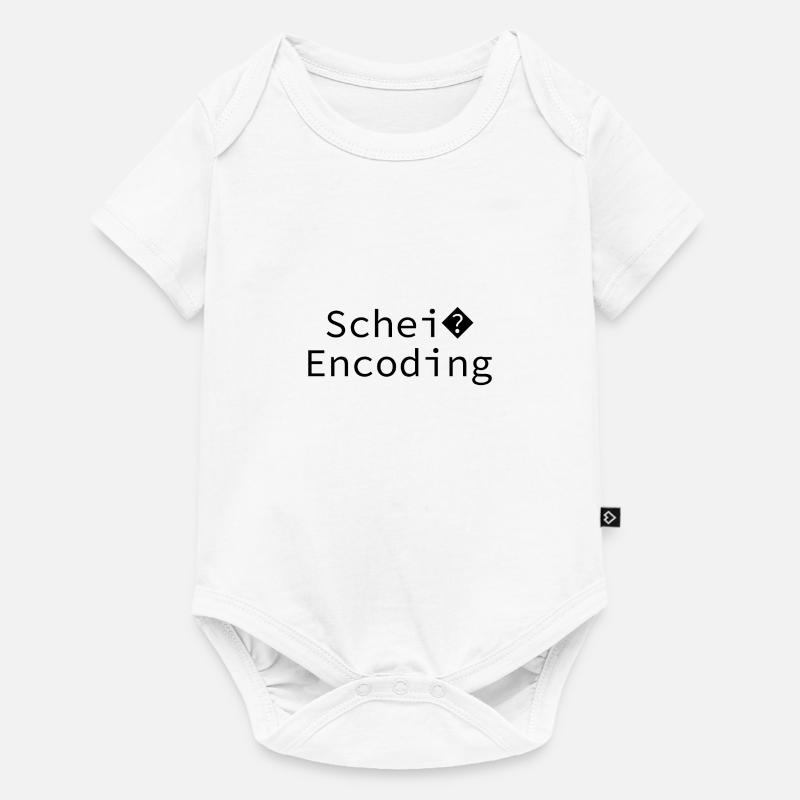 Schei encoding Programming Informatik Geschenk - Baby Premium Kurzarmbody - Weiß