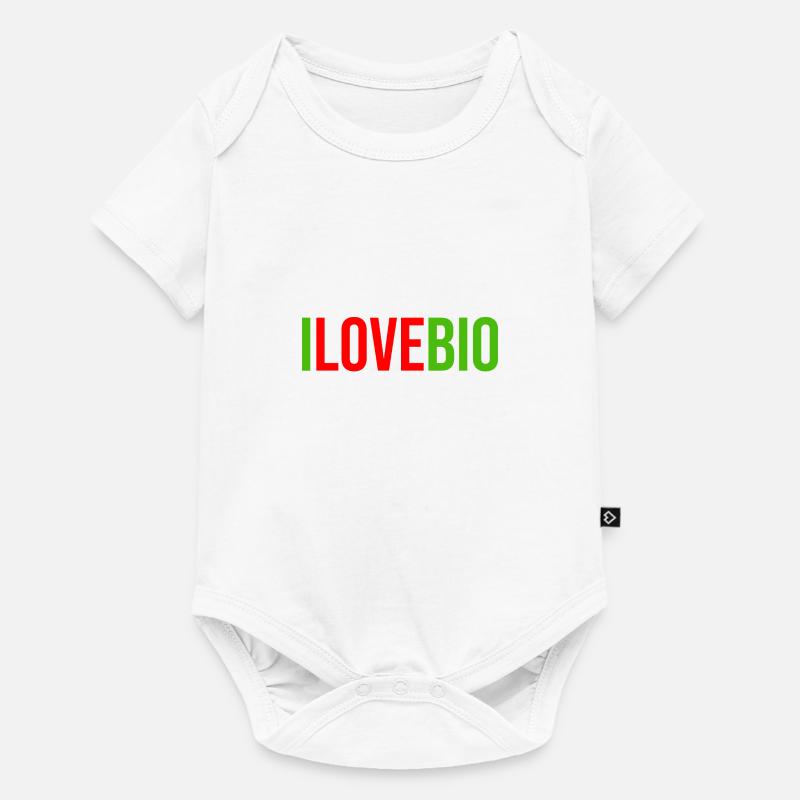 j'adore le bio - Body à manches courtes Premium Bébé - blanc