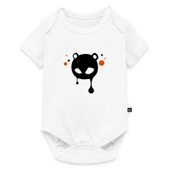 petit mauvais monstre - Body à manches courtes Premium Bébé - blanc - Devant