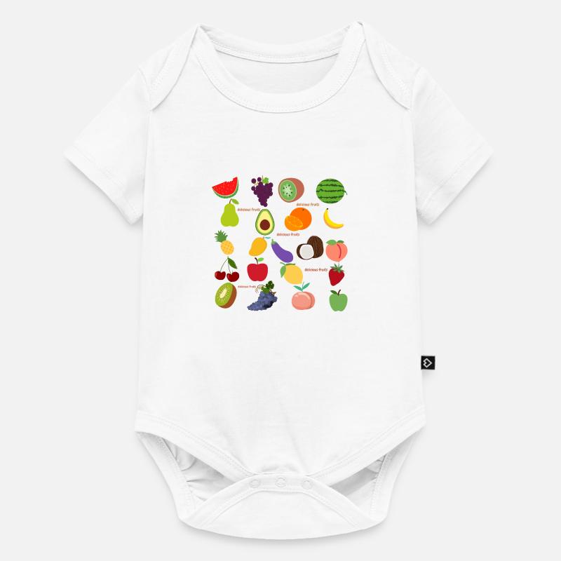 FRUITS DÉLICIEUX - Body à manches courtes Premium Bébé - blanc