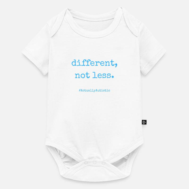 Anders, nicht weniger neurodivergent Eigentlich - Baby Premium Kurzarmbody - Weiß