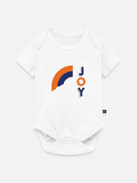 Joy - Baby Premium Kurzarmbody - Weiß