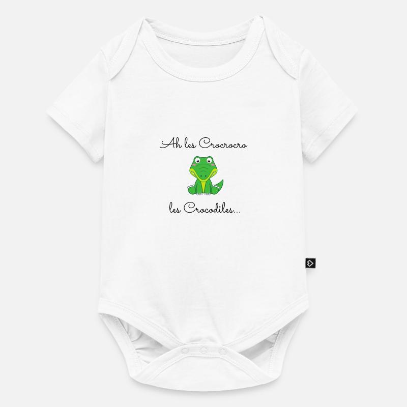 Ah les crocrocro - Body à manches courtes Premium Bébé - blanc