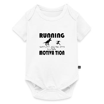 Dinosaurier Dino Dinosaur - Baby Premium short-sleeve bodysuit - white - Front