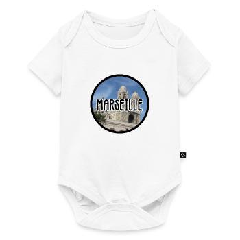 Marseille La Major - Body à manches courtes Premium Bébé - blanc - Devant