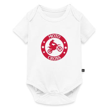 motocross - Baby Premium short-sleeve bodysuit - white - Front