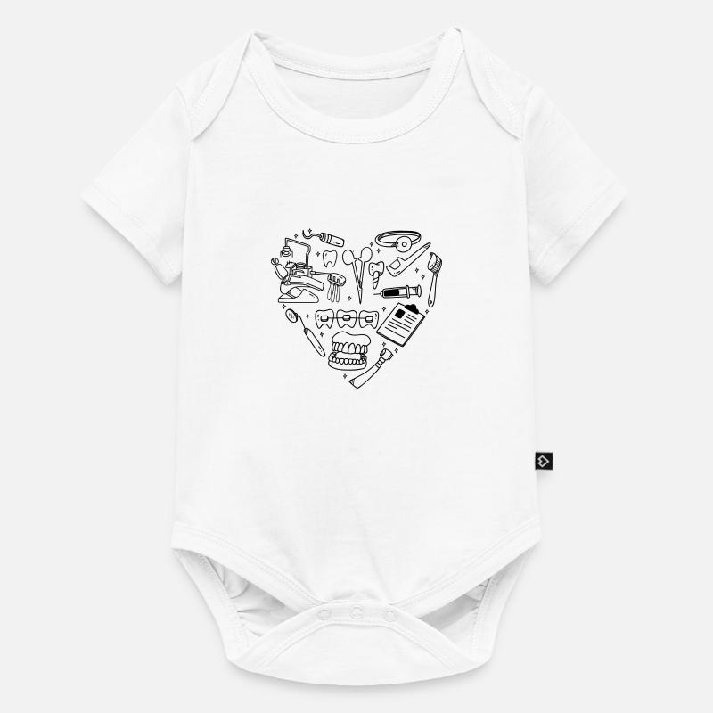 Assistante dentaire Dentiste - Body à manches courtes Premium Bébé - blanc