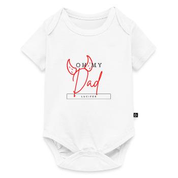 Oh my dad - Lucifer - Baby Premium short-sleeve bodysuit - white - Front