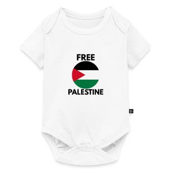 Free Palestine - Baby Premium short-sleeve bodysuit - white - Front