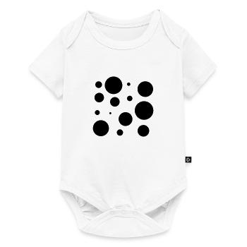 Bubbles - Baby Premium Kurzarmbody - Weiß - Vorne