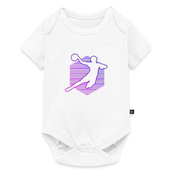 Handball Enfants Filles Handball Femmes Femmes - Body à manches courtes Premium Bébé - blanc - Devant