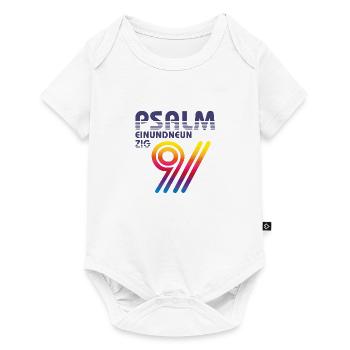 Psalm 91 Sport Retro - Baby Premium Kurzarmbody - Weiß - Vorne