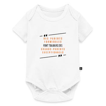 les parents formidables font toujours - Body à manches courtes Premium Bébé - blanc - Devant