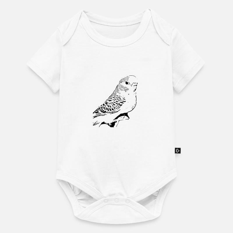 Budgerigar - Baby Premium short-sleeve bodysuit - white