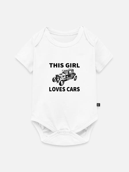 Auto - Baby Premium Kurzarmbody - Weiß