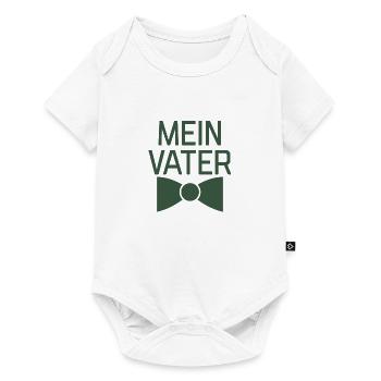 Mein Vater - Baby Premium Kurzarmbody - Weiß - Vorne