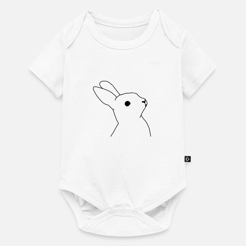 Lapin - Body à manches courtes Premium Bébé - blanc