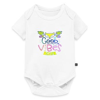 Think outside the box positive thoughts happy - Baby Premium short-sleeve bodysuit - white - Front