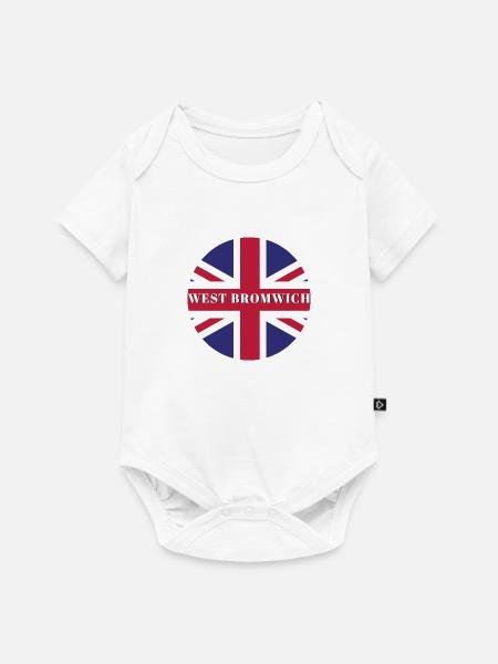 West-Bromwich - Baby Premium Kurzarmbody - Weiß
