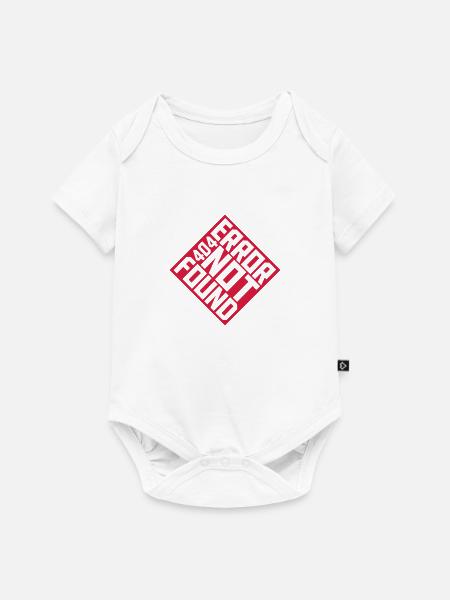 Error 404 not found - Baby Premium Kurzarmbody - Weiß