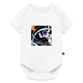 Astronaut falls into black hole - Baby Premium short-sleeve bodysuit - white - Front