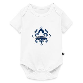 Saint Aubin sur Mer in Normandy France - Baby Premium short-sleeve bodysuit - white - Front