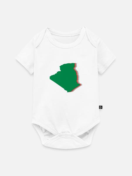 Algerien - Baby Premium Kurzarmbody - Weiß