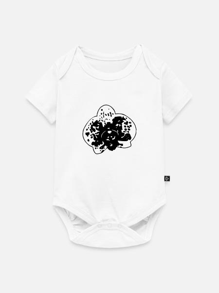 Orchideenblüte - Baby Premium Kurzarmbody - Weiß